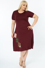 Бордовое платье на лето B358-BO-42/44 цена и информация | Платья | kaup24.ee