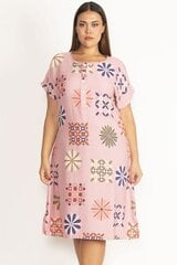 Kleit naistele C739, roosa hind ja info | Kleidid | kaup24.ee