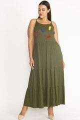 Kleit naistele C742, roheline hind ja info | Kleidid | kaup24.ee