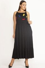 Kleit naistele C742, must hind ja info | Kleidid | kaup24.ee