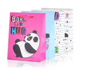 Kingikott Panda, 24x18 cm цена и информация | Подарочные упаковки | kaup24.ee