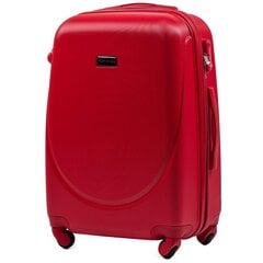Красный чемодан для ручной клади DURALUXE цена и информация | Чемоданы, дорожные сумки | kaup24.ee