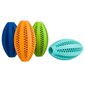 Toy Ball Rugby Teether puhastab koera hambad- mereväe sinine цена и информация | Mänguasjad koertele | kaup24.ee