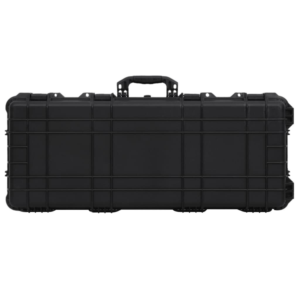 vidaXL kaasaskantav transpordikohver, must, 96 x 42 x 16 cm, PP цена и информация | Kohvrid, reisikotid | kaup24.ee