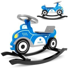 Ricokids 785000 деревянная машина-качалка полицейская цена и информация | Игрушки для малышей | kaup24.ee