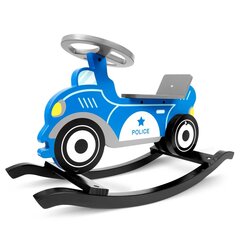 Puidust kiikauto politsei Ricokids 785000 цена и информация | Drewniana Wieża Piramida Kura Nakładanie Kolorowych Kwadratów LD-15 15276 | kaup24.ee