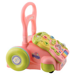 Развивающие ходунки с музыкой 2в1 RK-744 Ricokids розовый цена и информация | Игрушки для малышей | kaup24.ee
