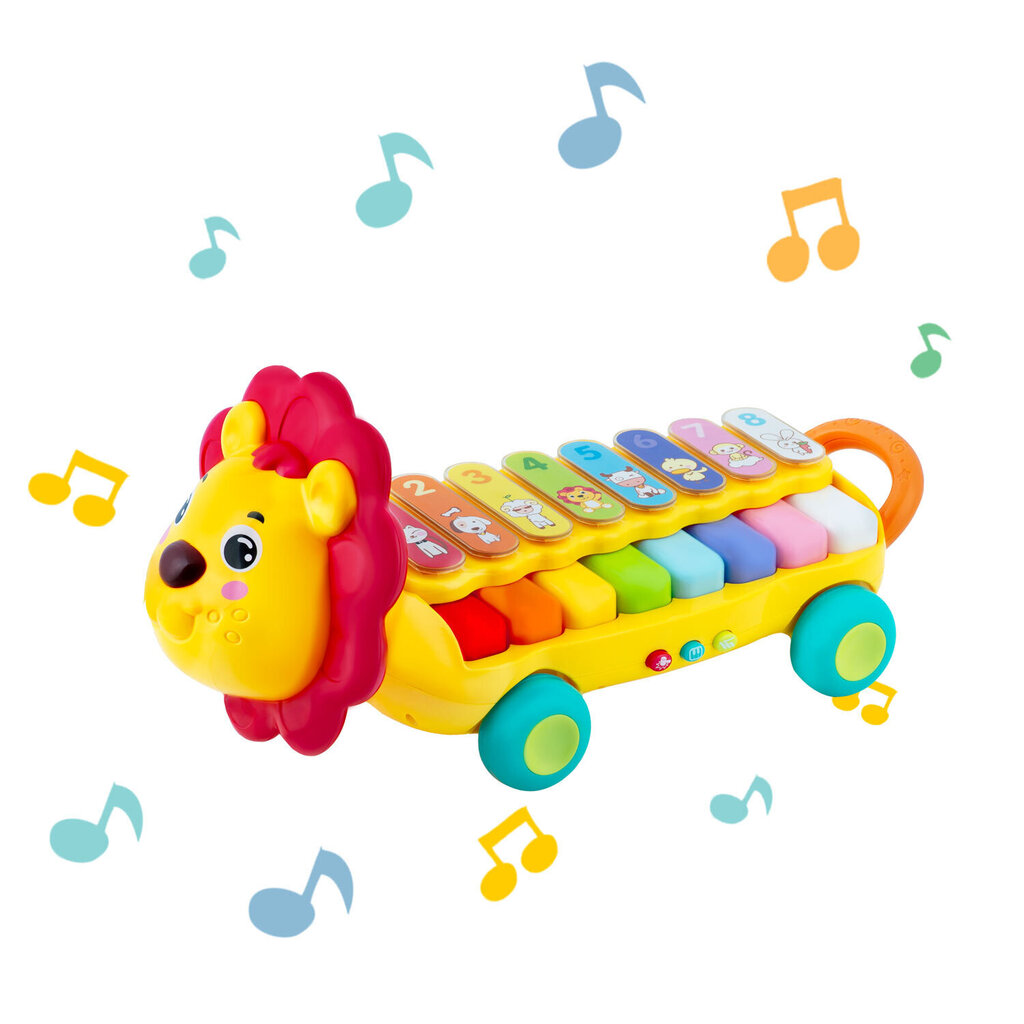 Arendav mänguasi Ricokids Xylophone Lion, RK-740 hind ja info | Imikute mänguasjad | kaup24.ee