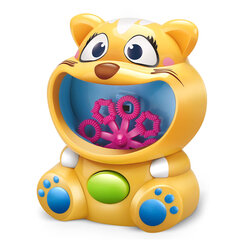 Mullimasin Bubble Fun Kitten, kollane, 10,5x7x13cm hind ja info | Mänguasjad (vesi, rand ja liiv) | kaup24.ee