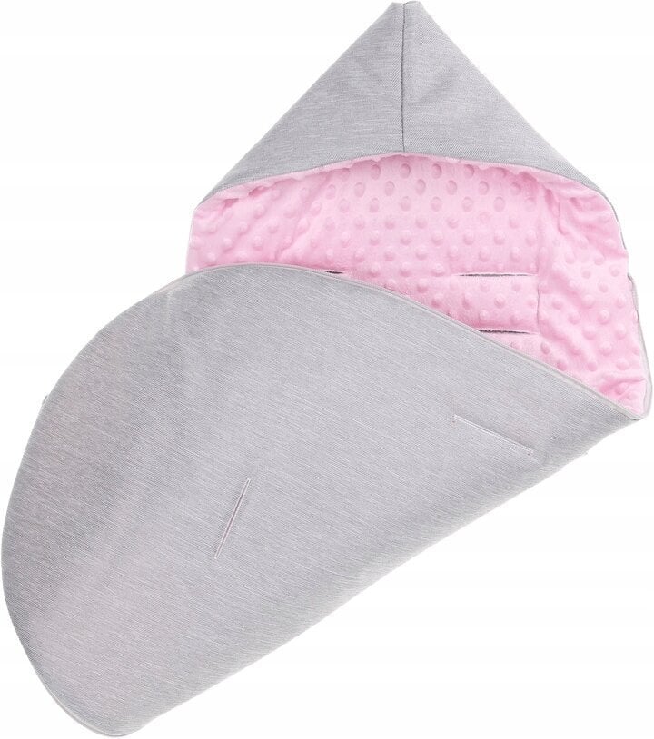 Universaalne magamiskott/ümbrik Babymam, gray/pink, 90x45 cm цена и информация | Vankrite tarvikud | kaup24.ee