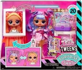 Moenukk LOL Surprise! Tweens Swap Buns-2-Braids Bailey цена и информация | MUST Металлическая бутылочка с Ярким рисунком (без BPA) (500ml) для мальчиков от 3+ лет Серая с Машинкой | kaup24.ee