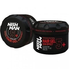 Гель для укладки волос «Nishman» Ultra Hold Styling Gummy 5+, для мужчин, 300 мл цена и информация | Средства для укладки волос | kaup24.ee