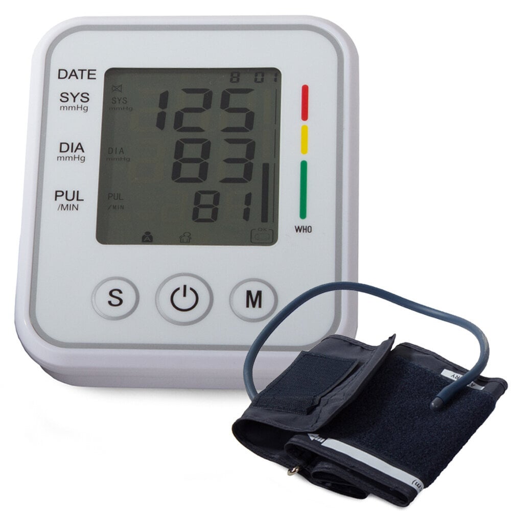 Elektrooniline vererõhumõõtja LCD-ekraaniga hind ja info | Vererõhuaparaadid | kaup24.ee