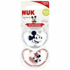 Lutid Nuk Space Disney, 18-36 kuud, 2 tk. цена и информация | Пустышки | kaup24.ee