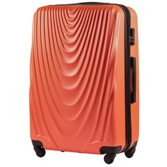 Оранжевый большой чемодан FALCON цена и информация | Чемоданы, дорожные сумки | kaup24.ee