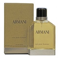 <p>Позвольте <strong>100% оригинальным Мужская парфюмерия Armani EDT (100 ml)</strong> удивить вас и создайте неповторимый образ, используя эти эксклюзивные <strong>мужские духи </strong>с уникальным, индивидуальным ароматом. Откройте для себя <strong>100% оригинальные продукты Armani</strong>!</p><br><ul><li>Мощность: 100 ml</li><li>Тип: EDT (Eau de Toilette)</li><li>Пол: Мужской</li><li>Название аромата: Armani Eau Pour Homme</li></ul> цена и информация | Мужские духи | kaup24.ee