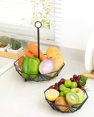 2-х уровневая корзина для фруктов цена и информация | Посуда, тарелки, обеденные сервизы | kaup24.ee