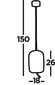 Searchlight rippvalgusti Lisbon 75132-1SM hind ja info | Rippvalgustid | kaup24.ee