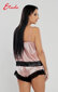 Etude Shorts “Melisa” 22207/ roosa+ must pits цена и информация | Öösärgid, pidžaamad | kaup24.ee