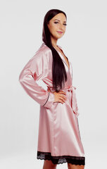Халат Etude Melisa 24201, розовый + черное кружево цена и информация | Женские халаты | kaup24.ee