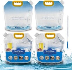 Складная канистра ‎YeahWhee для жидкости, 4 x 10 л цена и информация | Фляги для воды | kaup24.ee