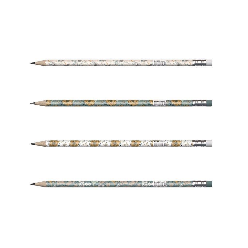Harilik pliiats kolmnurkne kummiga Natural Life HB, 42tk plasttopsis hind ja info | Kirjatarbed | kaup24.ee