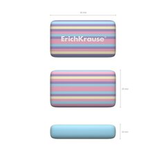 Kustutuskumm Pastel Lines 44x25x10mm, 36tk müügialusel цена и информация | Канцелярские товары | kaup24.ee