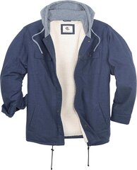 Мужская куртка Coevals Club, хлопковая, длинный рукав, синяя цена и информация | Мужские куртки | kaup24.ee