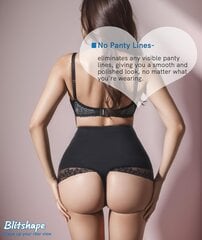 Blitshape korrigeerivad aluspüksid, must hind ja info | Vormiv pesu | kaup24.ee