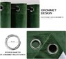 Sametist paksud kardinad Miulee, tumeroheline, 2 tk, 140 x 260 cm цена и информация | Kardinad | kaup24.ee