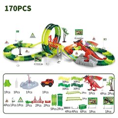 Laste võidusõidurada Spray Dinosaur hind ja info | Poiste mänguasjad | kaup24.ee