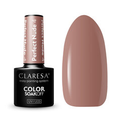 claresa гибридный лак perfect nude 4 -5г цена и информация | Лаки для ногтей, укрепители для ногтей | kaup24.ee