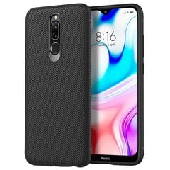 „Jazz“ твердый силиконовый (TPU) чехол - чёрный (Redmi 8 / 8A) цена и информация | Чехлы для телефонов | kaup24.ee