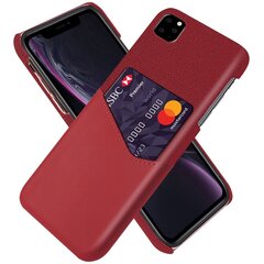 Кожаный чехол „KSQ“ Shell – красный (iPhone 11 Pro Max) цена и информация | Чехлы для телефонов | kaup24.ee