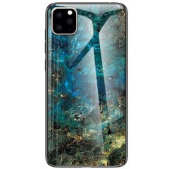 „Marble“ твердый силиконовый (TPU) чехол – синий (iPhone 11 Pro) цена и информация | Чехлы для телефонов | kaup24.ee