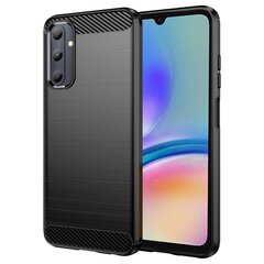 „Carbon“ твердый силиконовый чехол (TPU) - черный (Galaxy A05s) цена и информация | Чехлы для телефонов | kaup24.ee