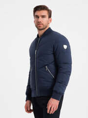 куртка мужская - темно-синяя v2 om-blzb-0108 цена и информация | Мужские куртки | kaup24.ee