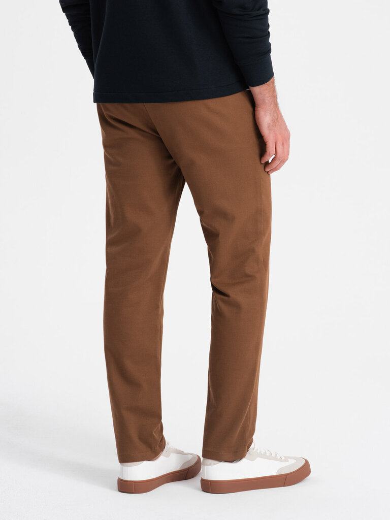 Püksid meestele Ombre Clothing 1244787, pruun hind ja info | Meeste püksid | kaup24.ee