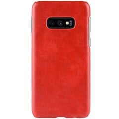 „Litchi“ Skin Leather чехол - красный (Galaxy S10e) цена и информация | Чехлы для телефонов | kaup24.ee