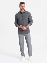 Püksid meestele Ombre Clothing 1244507, hall hind ja info | Meeste püksid | kaup24.ee