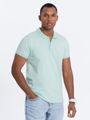 Трикотажная рубашка-поло пике - светло-зеленый v1 s1746 124418-7 цена и информация | Мужские футболки | kaup24.ee