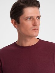 мужская классическая базовая футболка из хлопка - коричневая v6 om-tsbs-0146 124277-7 цена и информация | Мужские футболки | kaup24.ee