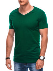 мужская базовая футболка с v-образным вырезом em-tsbs-0101 - зеленая v11 124266-7 цена и информация | Meeste T-särgid | kaup24.ee