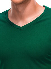мужская базовая футболка с v-образным вырезом em-tsbs-0101 - зеленая v11 124266-7 цена и информация | Meeste T-särgid | kaup24.ee