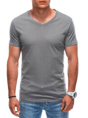 мужская базовая футболка с v-образным вырезом em-tsbs-0101 - серая v8 124263-5 цена и информация | Мужские футболки | kaup24.ee