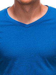 мужская базовая футболка с v-образным вырезом em-tsbs-0101 - синяя v5 124260-7 цена и информация | Мужские футболки | kaup24.ee
