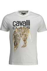 рубашка cavalli class qxt061ijd060 QXT061IJD060_0F43D56_BIANCO0005_2XL цена и информация | Мужские футболки | kaup24.ee