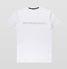 МУЖСКАЯ ФУТБОЛКА ANTONY MORATO SUPER SLIM FIT БЕЛАЯ 33233-7 цена и информация | Meeste T-särgid | kaup24.ee