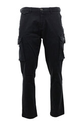 Meeste vabaaja püksid Aeronautica Militare 53372, must hind ja info | Meeste püksid | kaup24.ee