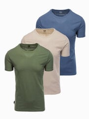 T-särk meestele Ombre Clothing 121545, erinevad värvid hind ja info | Meeste T-särgid | kaup24.ee